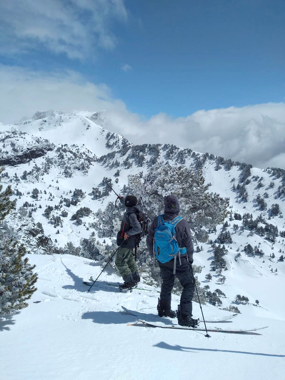 splitboard, des paysages uniques avant le run de poudreuse